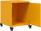 vidaXL - Nachtkastje - 36x39x43,5 - cm - staal - mosterdgeel