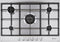 SMEG P272XGHNLK - Gaskookplaat - 5 branders - RVS - 70 cm