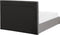 VION - Bed met opbergruimte - Grijs - 140 x 200 cm - Fluweel
