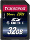 Transcend Premium SDHC kaart 32GB - Class 10 - 30 Mb/s schrijfsnelheid (1 stuk)