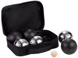 Jeu de Boules 6 balls inTas Chroom/Zwart