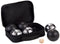 Jeu de Boules 6 balls inTas Chroom/Zwart