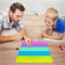 XXL Rainbow Pop It Fidget Toy - 30 cm Groot, Stressverlichter voor Alle Leeftijden
