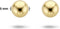 Marie Celeste - Oorknoppen - Bol 3 mm - Goud