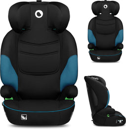 Lionelo Lars - i-Size Autostoeltje 100-150 cm - Voorwaarts gericht - Hoofdsteun met Memory Foam - Blauw