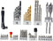 Bosch Premium X-Line - Schroevendraaierset - 4 betonboren Ø 5/6/8/10 mm 7 HSS-Tin metaalboren Ø 2/2/3/4/5/6 mm 5 houtboren Ø 3/4/5/6/8 mm (1 set)