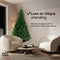 Nordlandia Kunstkerstboom - 210 cm - Realistische Kunststof Kerstboom - Metalen Standaard
