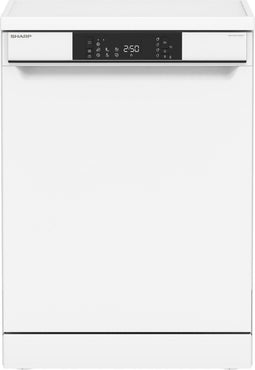 Sharp QWNA1FF45DWEU - Vrijstaande vaatwasser - 16 couverts 45 dB - Wit