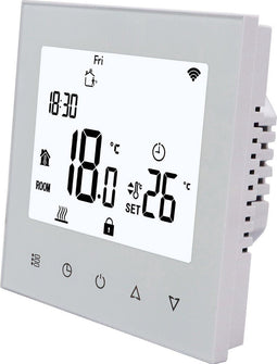 Quality Heating PRF-78 - Elektrische vloerverwarming thermostaat - 5 daags programmeerbaar - Touch screen - Wit