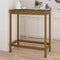 vidaXL - Bartafel - 100x50x110 - cm - massief - grenenhout - honingbruin