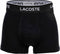 Lacoste Heren 3-pack Trunk - Comfortabel stretchkatoen - Zwart/Grijs/Wit (3-pack)