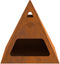 vidaXL - Vuurkorf - Piramide - 50x50x51 - cm - Weerbestendig - Staal
