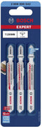 Bosch Expert Laminate Clean - Decoupeerzaagblad T128 BHM - Carbide Technology - (3 stuks)