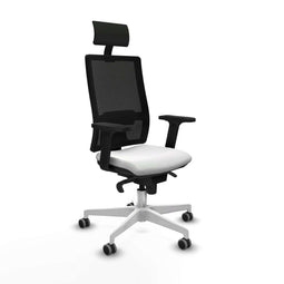 Bureaustoel met hoofdsteun Piqueras y Crespo 2D026G1 Wit