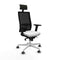 Bureaustoel met hoofdsteun Piqueras y Crespo 2D026G1 Wit