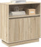 vidaXL - Sideboard - met - LED - in - Sonoma - Eik - 71x34,5x75 - cm - Kunststof