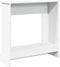 vidaXL - Haardombouw - 90x30x90 - cm - bewerkt - hout - wit
