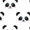 Noordwand - Fabulous - World - Behang - Panda - wit - 67100