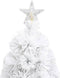 vidaXL - Kunstkerstboom - met - verlichting - 64 - cm - glasvezel - wit