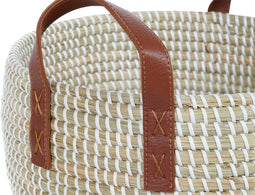 Basket spelset DKD Home Decor Natuurlijk Lichtbruin Polyurethaan Zeegras 42 x 42 x 45 cm