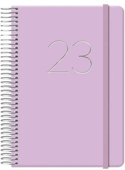 Agenda GLOSS DOHE 2024 Jaarlijks Paars 12,5 x 18 cm