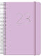 Agenda GLOSS DOHE 2024 Jaarlijks Paars 12,5 x 18 cm
