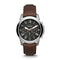 Fossil FS4813 - Herenhorloge - 44 mm - Bruin