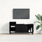 vidaXL - Tv-kast - Zwart - Eiken - 100x35x55 - cm - Engineered - Wood