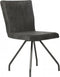 Designstoel vergaderstoel Emma 49CMx60CMx91CM (bdh) Chroom Geelgoud