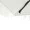 vidaXL - Parasol - met - stalen - paal - 246x246x230 - cm - wit