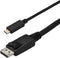 StarTech USB-C naar DisplayPort adapter kabel - 1,8 m - 4K 60 Hz - Zwart