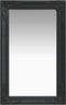 vidaXL - Wandspiegel - barok - stijl - 50x80 - cm - zwart