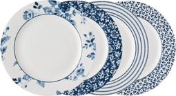 Laura Ashley Blueprint Collectables - Dinerborden - Set van 4 - Ø 26cm - Assorti