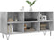 vidaXL - Tv-meubel - 103,5x30x50 - cm - bewerkt - hout - betongrijs