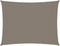 vidaXL - Zonnescherm - rechthoekig - 4x6 - m - oxford - stof - taupe