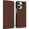 Accezz iPhone 13 Pro - Premium Leather Slim Bookcase - Echt Nappa leer - Bruin