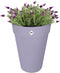 Elho Loft Urban Rond Hoog 35 - Bloempot voor Buiten - Ø 33.5 x H 45.3 cm - Lavendel lila