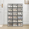 Woltu Schoenopbergboxen - Set van 18 - Stapelbaar - 35 x 25 x 19 cm (set van 18)