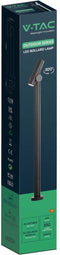 V-TAC VT-1187-B Buitenverlichting - Meerpaallampen - IP44 - Zwarte behuizing - 4 Watt - 390 Lumen - 3000K