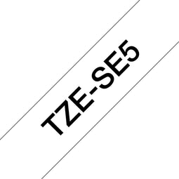 Brother TZe-SE5 - Labeltape - Veiligheids- en afdichtingstape - Wit