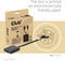 Club 3D CAC-1335 - HDMI + Micro USB naar DisplayPort™ Adapter - 4K120Hz of 8K30Hz - Zwart