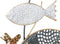 Decoratieve figuren DKD Home Decor 39,5 x 8 x 55,5 cm Blauw Koraal Multicolour Spiralen (2 Stuks)