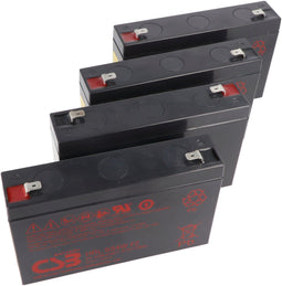 CSB HRL634W - Vervangende batterij voor IBM 2145 UPS-1U - 6V 5,6Ah (4 stuks)