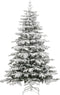 vidaXL - Kunstkerstboom - met - scharnieren - en - sneeuw - 180 - cm