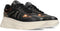 PS Poelman JANA - Dames Sneakers - Chunky zool 5.5 cm - Zwart met Roze