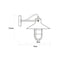 Wandlamp EDM 32103 Zwart 60 W