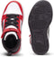 PUMA Rebound V6 Mid AC+ PS - Hoge sneakers - SoftFOAM+ demping - PUMA White-PUMA Black-For All Time Red