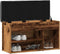 vidaXL - Schoenenbank - 82x32x45,5 - cm - bewerkt - hout - oud - houtkleurig