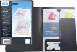 Elba Offertemap Image Zwart, met insteektas op de voorzijde