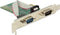 Delock 89555 - Seriële PCI-Express kaart - 2x 9-pins SUB-D (mannelijk) - Low Profile (2 stuks)
